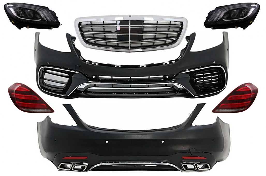 ⭐BODYKIT ADATTO PER Mercedes Classe S W222 Facelift (2013-06.2017) S63 Design⭐