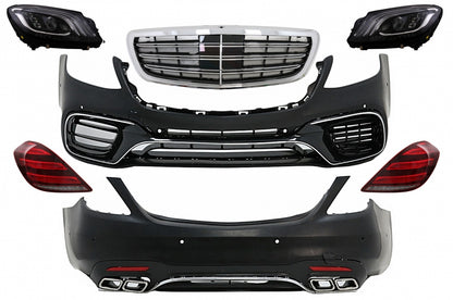 ⭐BODYKIT ADATTO PER Mercedes Classe S W222 Facelift (2013-06.2017) S63 Design⭐
