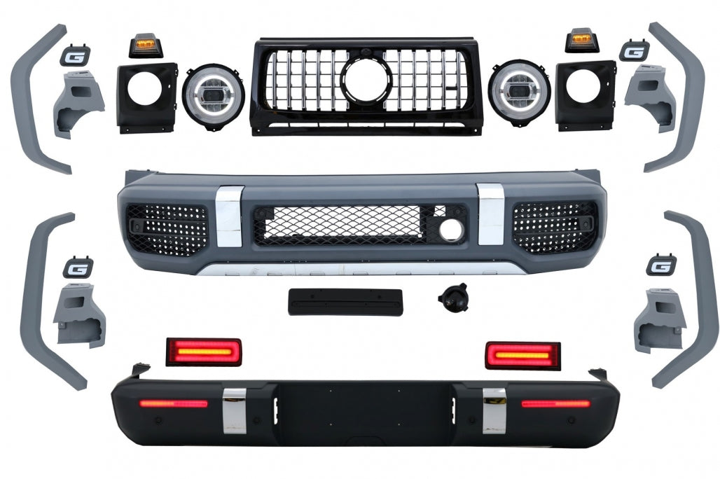 Kit completo di carrozzeria di conversione adatto per Mercedes G-Class W463 (2008-2017) 2018 G63 Design