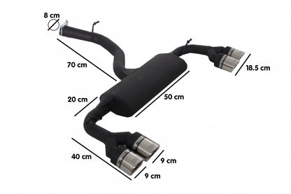 Scarico completo adatto per VW Golf 7 VII (2013-2017) R Design