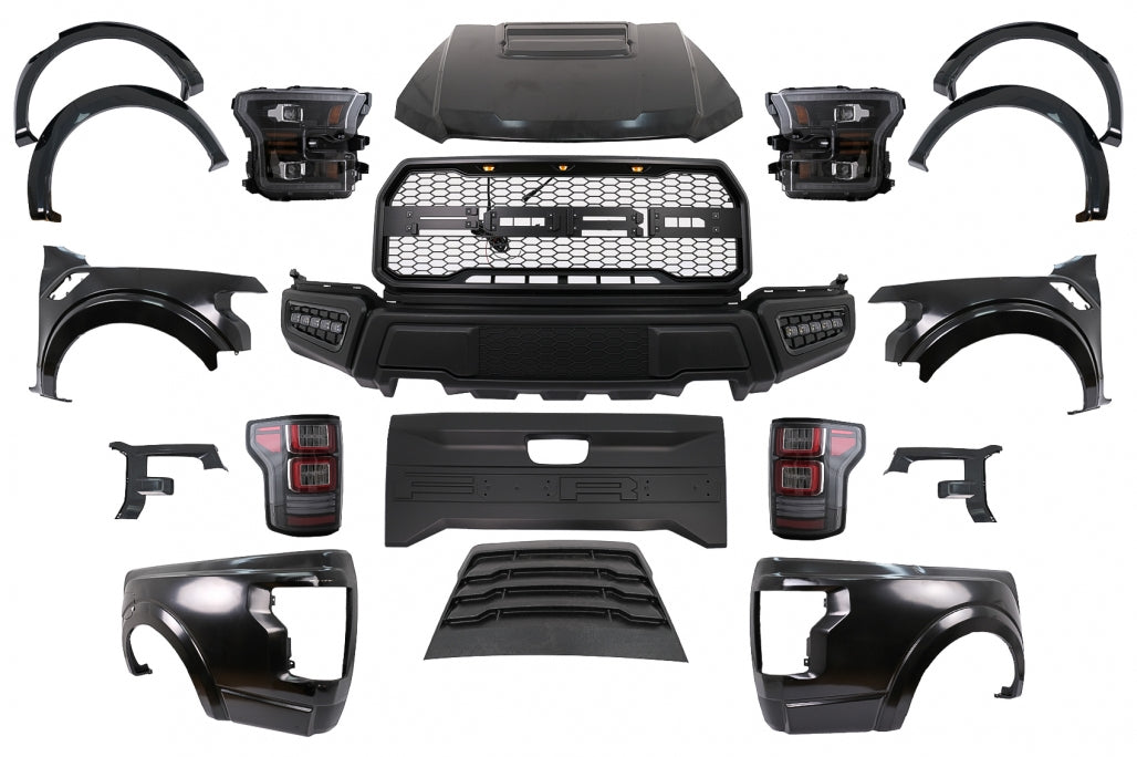 🛡️ BODYKIT SUITABLE FOR Ford Ranger (2015-2021) to F150 Raptor 2017🛡️ 