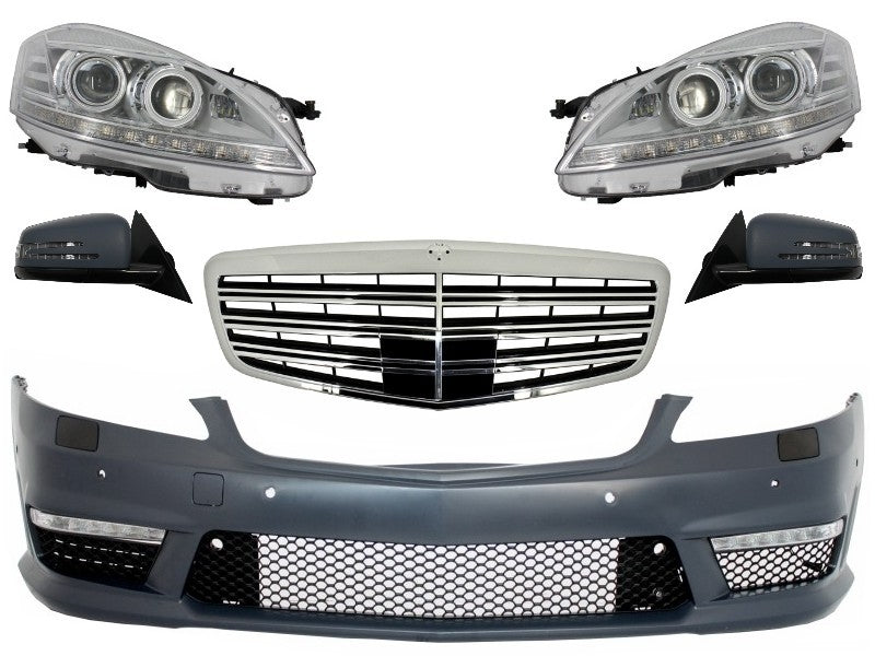 Conversione frontale completa Facelift adatta per Mercedes W221 (2005-2009) AUTOELEGANCERICAMBI