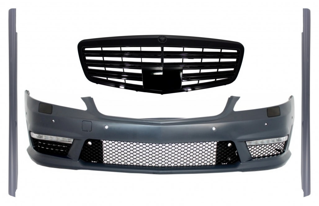 Paraurti Anteriore con Griglia adatta per Mercedes Classe S W221 (2005-2010)