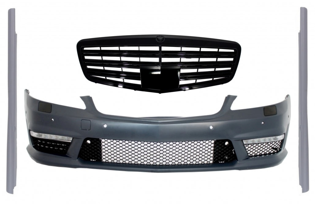 Front Bumper with Grille suitable for Mercedes S-Class W221 (2005-2010) 