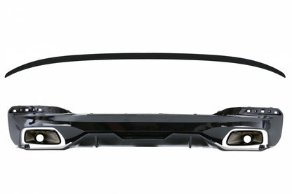 Diffusore con terminali e spoiler bagagliaio adatto per BMW Serie 5 G30 Limous