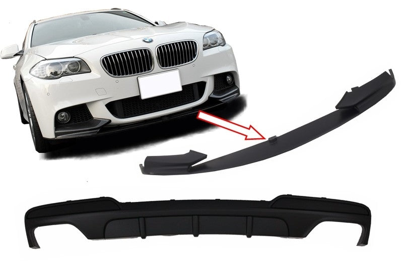 diffusore con paraurti anteriore Pacchetto labbro spoiler adatto per BMW F10 F