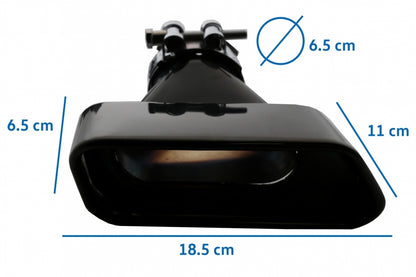 Diffusore con Terminali di Scarico adatto per BMW F10 F11 (2011-2017)