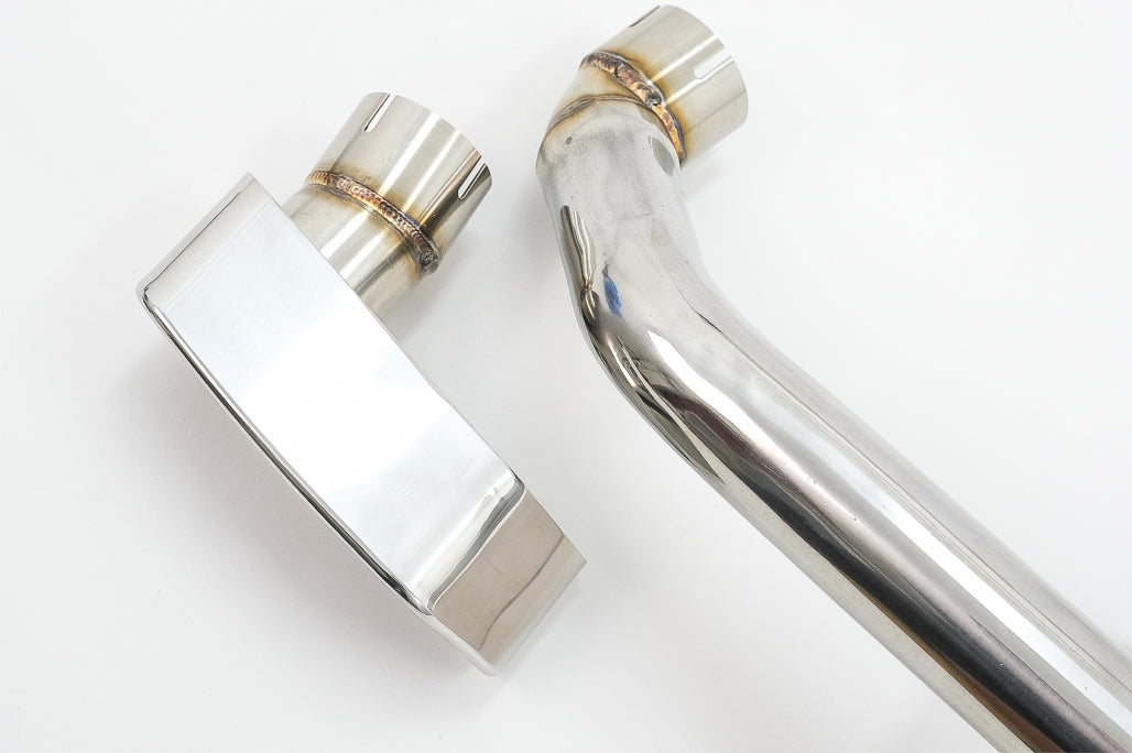 Diffusore d'aria a doppia uscita per BMW Serie 5 F10 (2011-2017) con impianto di