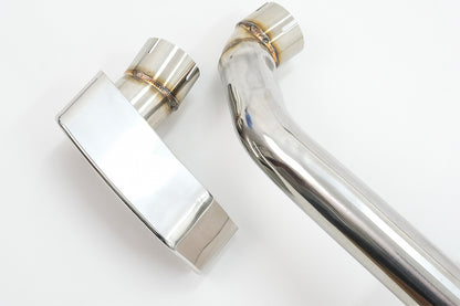 Diffusore d'aria a doppia uscita per BMW Serie 5 F10 (2011-2017) con impianto di