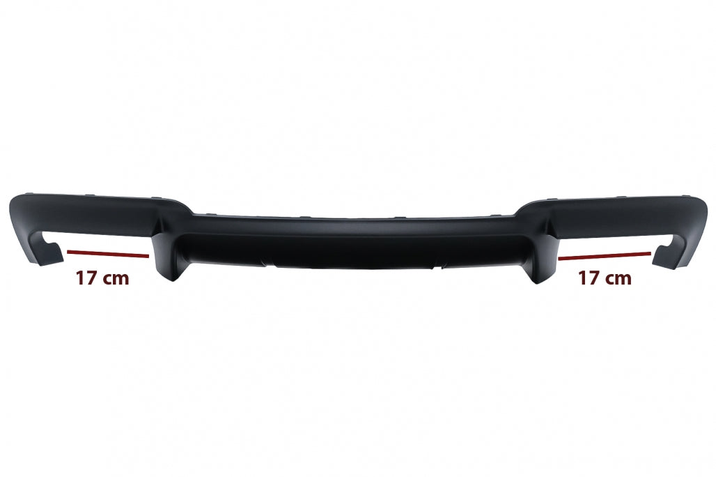Diffusore d'aria a doppia uscita adatto per BMW Serie 5 F10 F11 (2011-2017) M Design