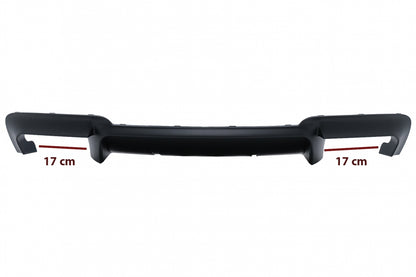 Diffusore d'aria a doppia uscita adatto per BMW Serie 5 F10 F11 (2011-2017) M Design