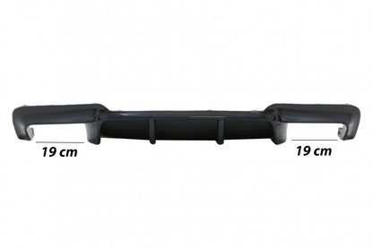 Diffusore d'aria a doppia uscita adatto per BMW Serie 5 F10 F11 (2011-2017) M De