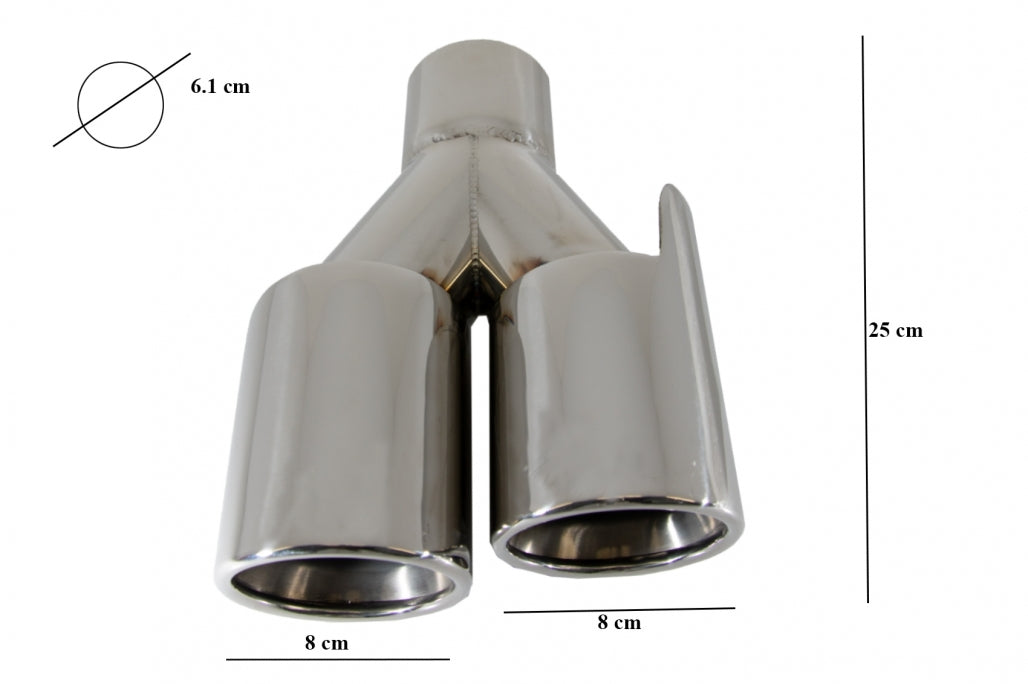 Quad Exhaust Muffler Tips Fit For BMW 3-6 Series E46 E90 E92 E93 