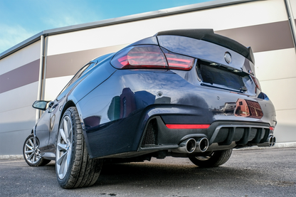 Quad Exhaust Muffler Tips Fit For BMW 3-6 Series E46 E90 E92 E93 
