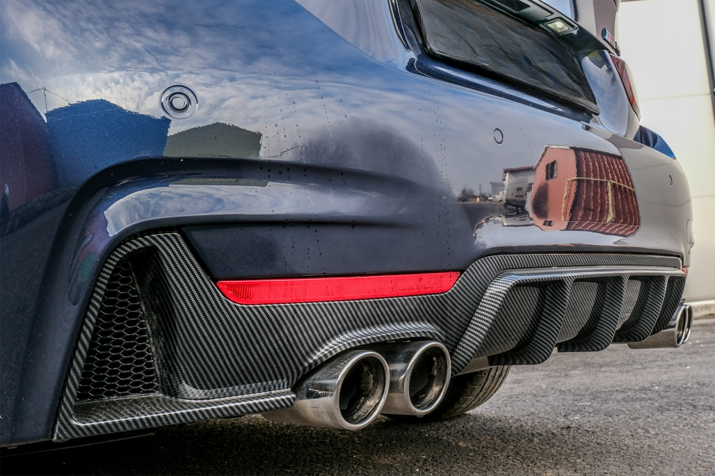 Quad Exhaust Muffler Tips Fit For BMW 3-6 Series E46 E90 E92 E93 