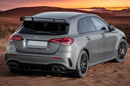 👌Terminali di Scarico Look A45 AMG Nero per Mercedes Classe A W177 CLA C118 GLA