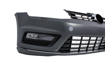 Front bumper and LED headlights suitable for VW Golf VII 7 (2013-2017) R-Line Look 