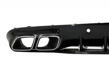Front and Rear Bumper Diffuser Suitable for Mercedes C-Class C205 A205