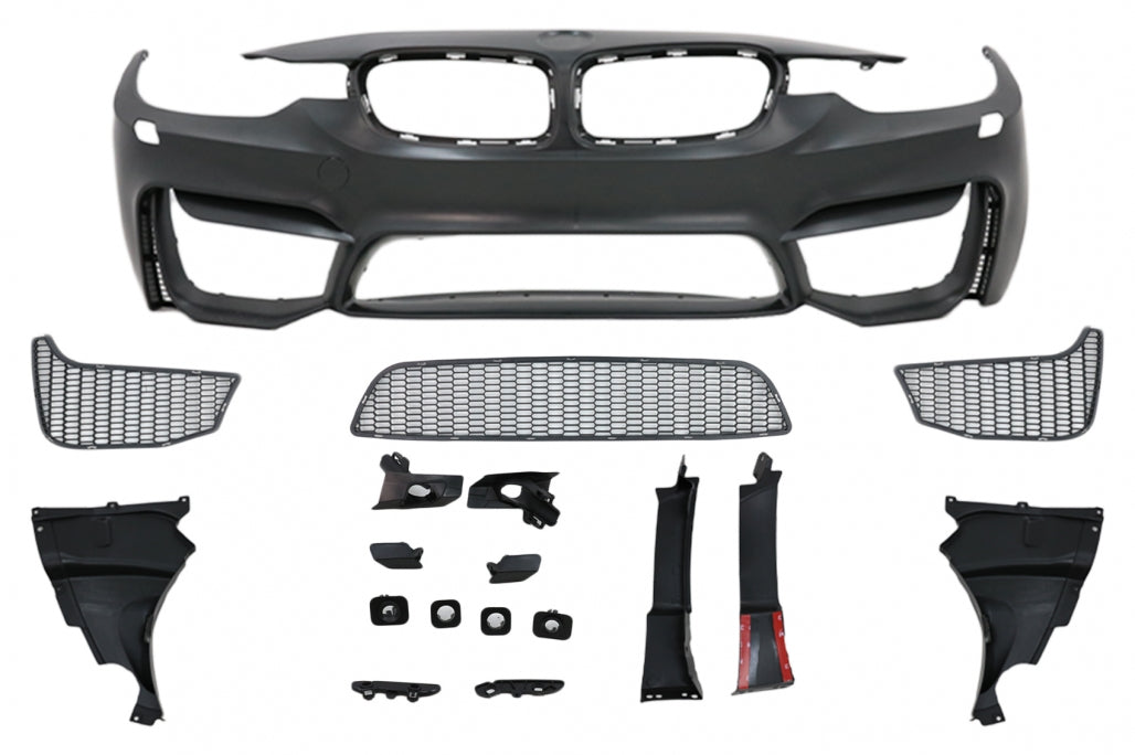 Paraurti anteriore e minigonne laterali adatto per BMW Serie 3 F30 F31 2011-2019