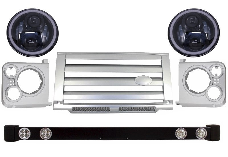 Paraurti anteriore Griglia e coperture adatte per Land ROVER Defender 90 110