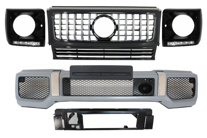 Front Bumper Suitable for Mercedes G-Class W463 (1989-2012) G65 with Grille