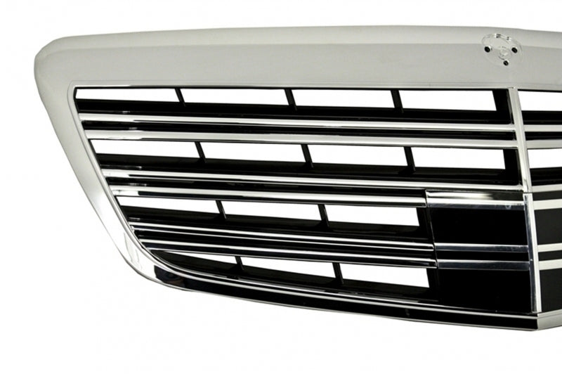 Paraurti anteriore con griglia adatta per Mercedes W221 Classe S (2005-2010)
