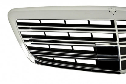 Paraurti anteriore con griglia adatta per Mercedes W221 Classe S (2005-2010)