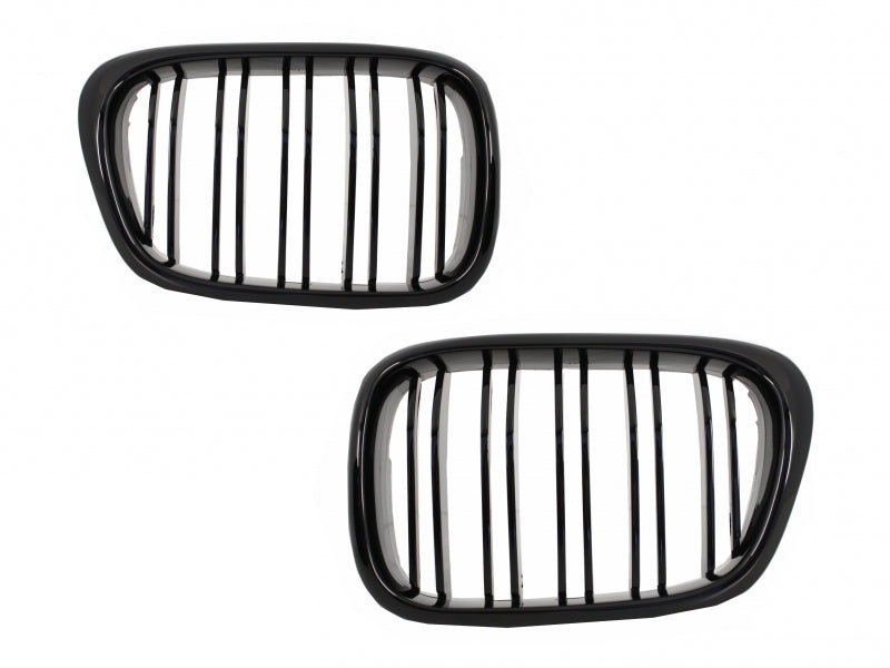 Griglie Centrali Paraurti Anteriore Nero adatto per BMW Serie 5 E39 1995-2003