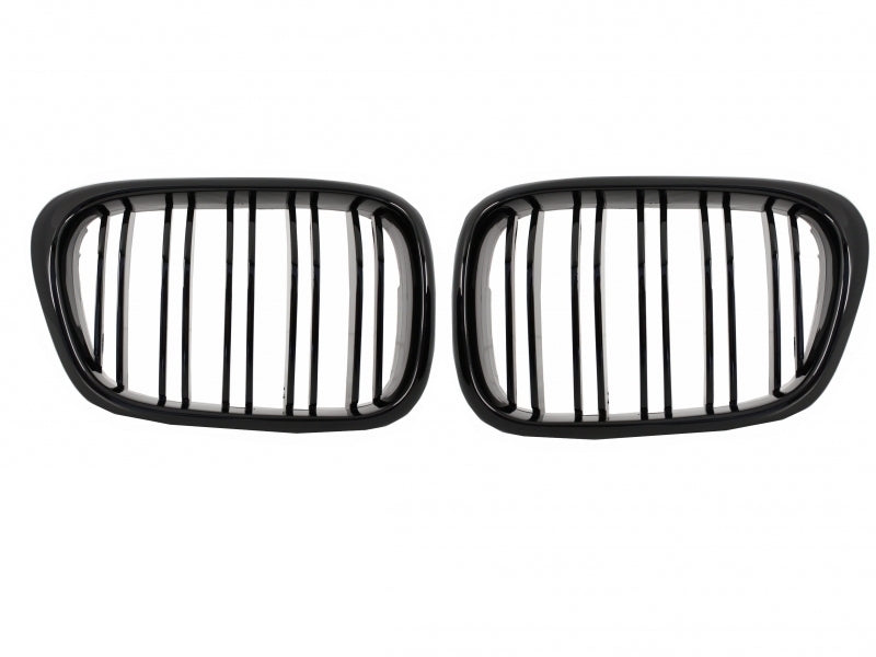 Griglie Centrali Paraurti Anteriore Nero adatto per BMW Serie 5 E39 1995-2003