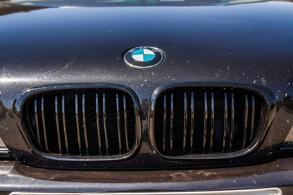Griglie Centrali Paraurti Anteriore Nero adatto per BMW Serie 5 E39 1995-2003