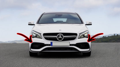 Alette paraurti anteriori Pinne laterali Flics adatto per Mercedes CLA W117 C117