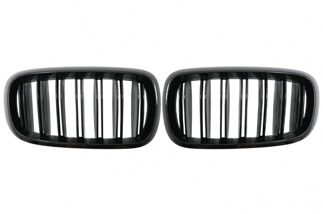 Front bumper splitter with center grills suitable for BMW X5 F15 (2014-2018)