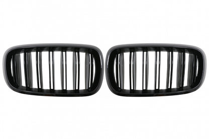 Front bumper splitter with center grills suitable for BMW X5 F15 (2014-2018)