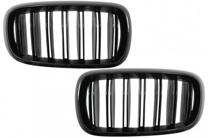 Front bumper splitter with center grills suitable for BMW X5 F15 (2014-2018)