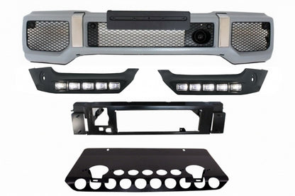 Paraurti anteriore Piastra paramotore Off Road adatta per MERCEDES Classe G W463