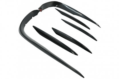 Paraurti anteriore Splitter Pinne Aero adatte per Mercedes Classe E W213 S213