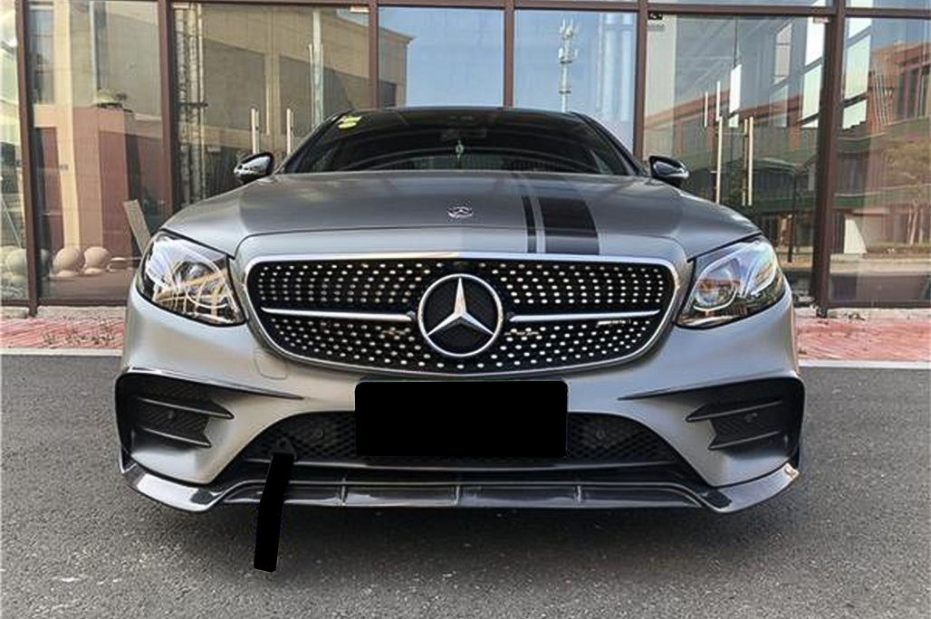 Paraurti anteriore Splitter Pinne Aero adatte per Mercedes Classe E W213 S213