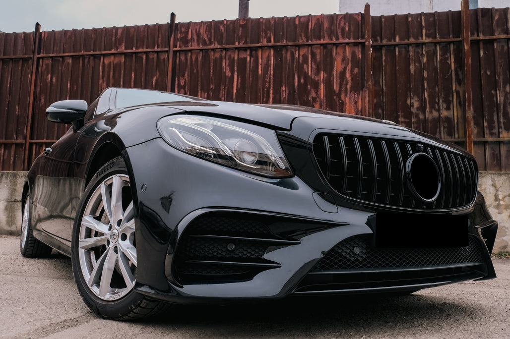 Paraurti anteriore Splitter Pinne Aero adatte per Mercedes Classe E W213 S213