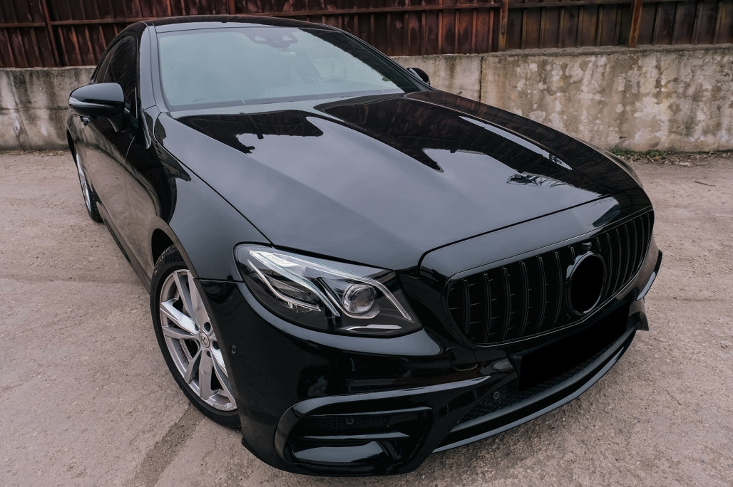 Paraurti anteriore Splitter Pinne Aero adatte per Mercedes Classe E W213 S213