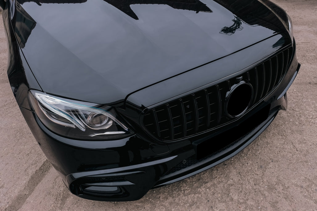 Paraurti anteriore Splitter Pinne Aero adatte per Mercedes Classe E W213 S213