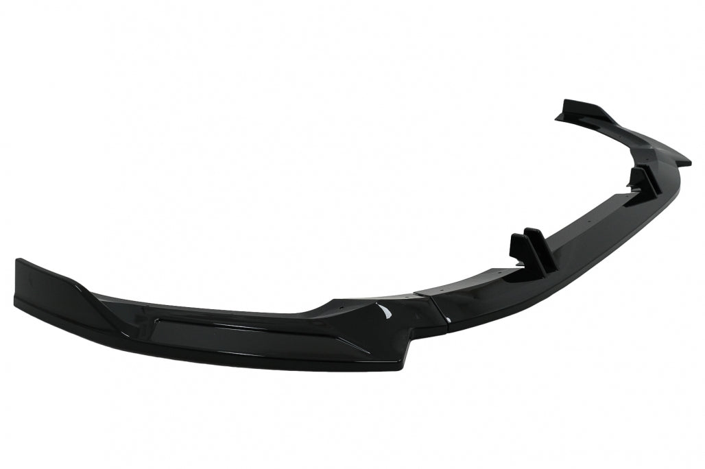 ⭐ Labbro spoiler paraurti anteriore adatto per Audi A5 F5 Facelift S-Line (2020-up) Piano Black Add-On ⭐