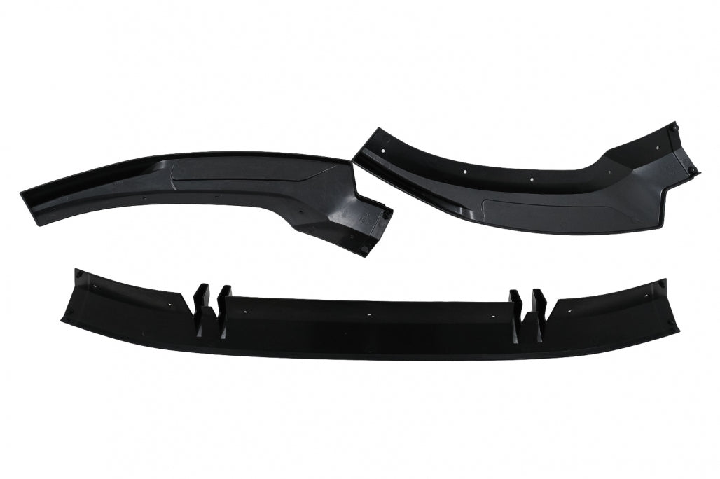 ⭐ Labbro spoiler paraurti anteriore adatto per Audi A5 F5 Facelift S-Line (2020-up) Piano Black Add-On ⭐