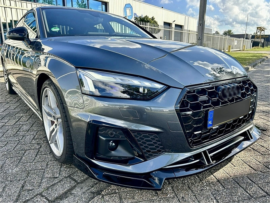 🔥Splitter adatto per Audi A5 F5 Facelift S-Line (2020-up) Piano Black🔥