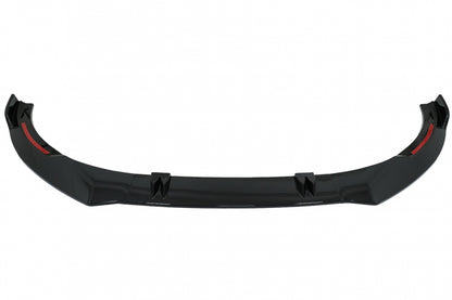 💥Spoiler paraurti anteriore adatto per Audi A6 4K C8 18-up Piano Black Add-On💥