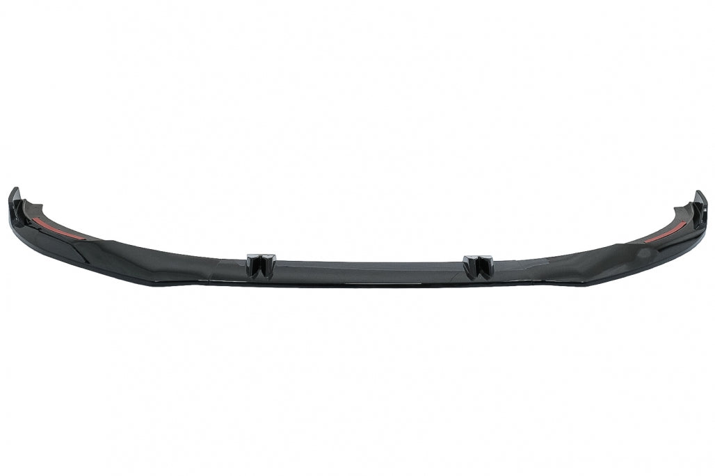 💥Spoiler paraurti anteriore adatto per Audi A6 4K C8 18-up Piano Black Add-On💥