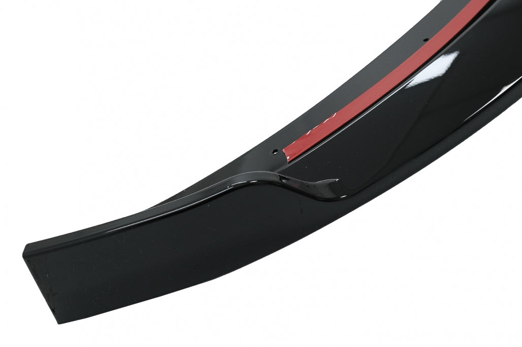 💥Spoiler paraurti anteriore adatto per Audi A6 4K C8 18-up Piano Black Add-On💥