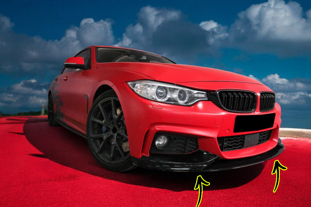 🔥SPLITTER paraurti anteriore adatto per BMW Serie 4 F32 Coupé F33 Cabrio F36 🔥