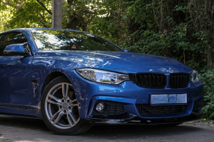 🔥SPLITTER paraurti anteriore adatto per BMW Serie 4 F32 Coupé F33 Cabrio F36 🔥