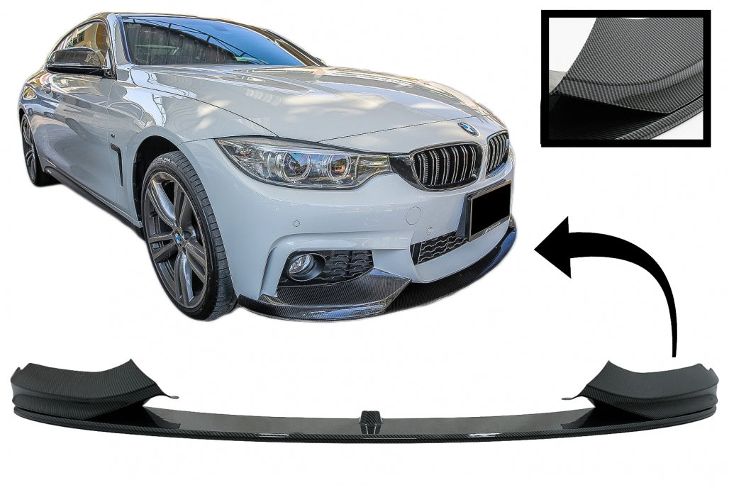 ✨SPLITTER ANTERIORE ADATTO PER BMW SERIE 4 F32 F33 13-19 M-Performance Design