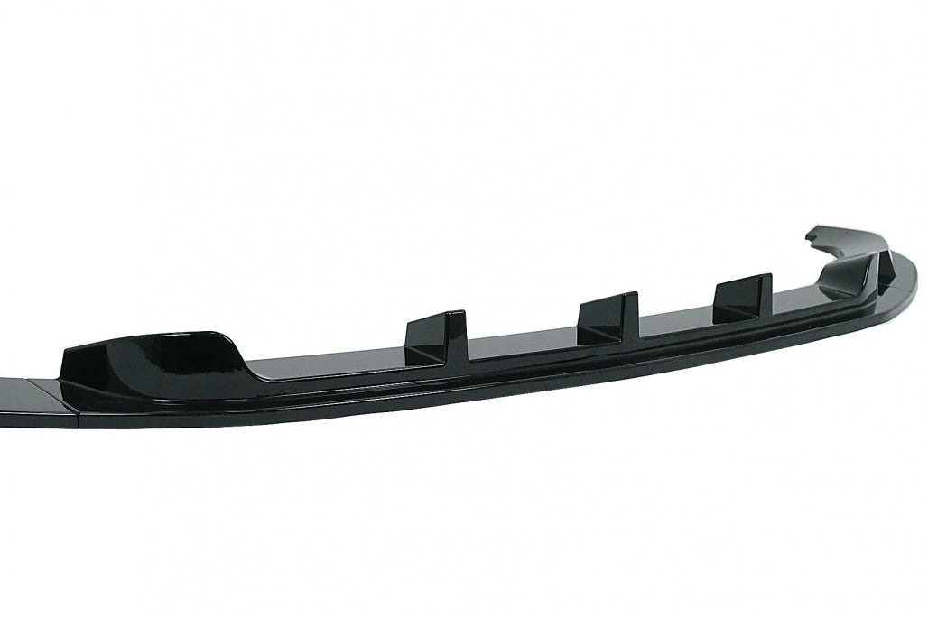 Labbro spoiler paraurti anteriore adatto per VW Transporter T6 SPORTLINE 2015 Nero lucido